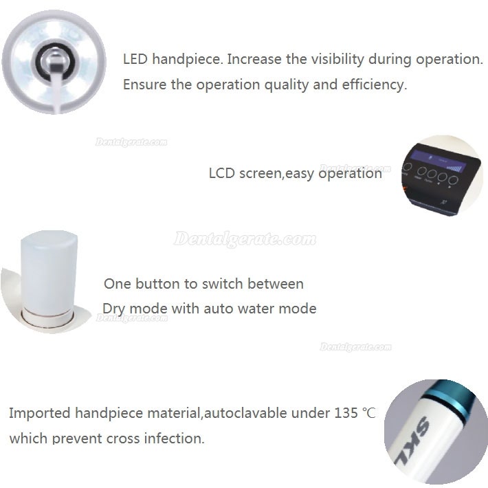 SKL&reg; A7 LED Ultraschall Scaler mit Wassertank EMS Kompatibel